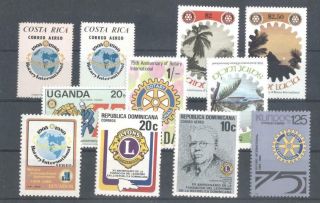 (853090) Rotary,  Small Lot,  Miscellaneous,  World