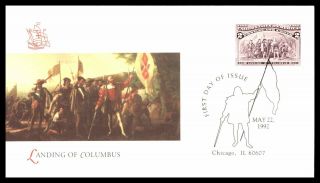 Mayfairstamps Us Fdc 1992 Landing Of Columbus Fleetwood First Day Cover Wwb_6970