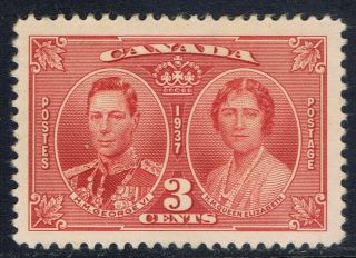 Canada 237 (1) 1937 3 Cent King George Vi & Queen Elizabeth Mh