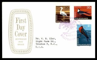 Mayfairstamps Cocos Islands 1969 Birds To $1 3 Values First Day Cover Wwb24313