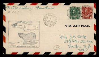 Dr Who 1931 Canada Ft.  Vermilion To Peace River First Flight Air Mail C131202