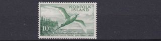 Norfolk Island 1960 - 62 S G 36 10/ - Emerald Green Lmh