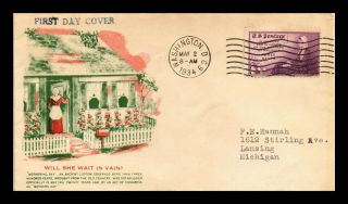 Dr Jim Stamps Us American War Mothers Day Cachet First Day Cover Scott 737