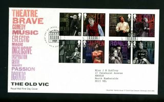 2018 The Old Vic First Day Cover (bo13)