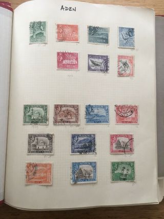 Aden,  Antigua&australia Stamp,  1914 - 1966,  A Group Of And Stamps