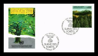 Dr Jim Stamps Survival Of The Forests First Day Issue United Nations Cover