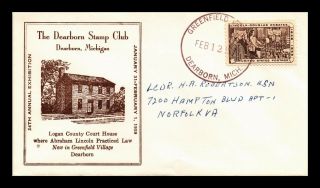 Dr Jim Stamps Logan County Court House President Lincoln Dearborn Michigan Cover