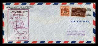 Dr Jim Stamps Us Am 77 Mccall Idaho First Flight Air Mail Legal Size Cover 1954