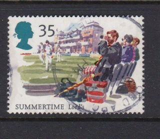 1994 Gb The Four Seasons.  Summertime 35p Cricket Test Match,  Lord 