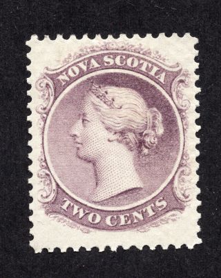 Nova Scotia 9 2 Cent Lilac Queen Victoria Issue Mh