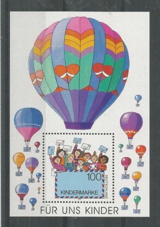 Germany 1997 For Us Children Minisheet Sg,  Ms2781 U/mint Lot 1099b