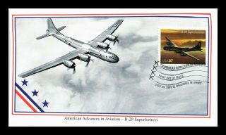 Us Cover B - 29 Superfortress American Advances In Aviation All Over Fdc