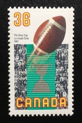 Canada 1154 Mnh,  Grey Cup Football Stamp 1987