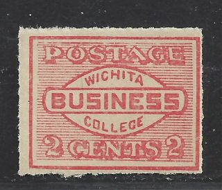 Wichita Business College Revenue Stamp Drummond Wbc1