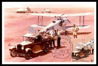 Mayfairstamps Australia 1987 Royal Flying Doctor Service Post Card Wwb93747