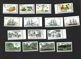 Micronesia Sc 22 - 4,  C7 - 14,  45,  C16 - 18 (1984 - 5) Complete Mnh