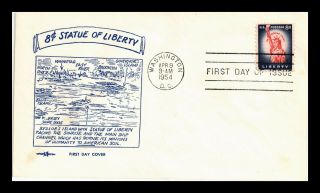Us Cover Statue Of Liberty 8c Fdc Pent Arts Cachet