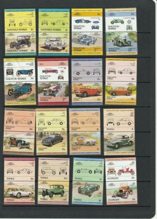 Cars Motoring Automobiles Transport Thematic Stamp Selection 4 SCANS (2214) 2