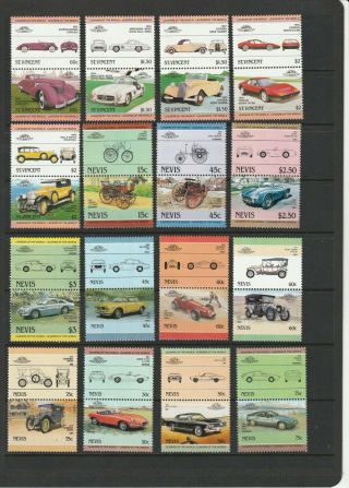 Cars Motoring Automobiles Transport Thematic Stamp Selection 4 SCANS (2214) 3