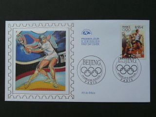 Olympic Games Beijing 2008 Tennis Fdc 2008/65