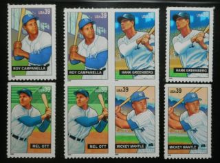 U.  S.  Stamps: Scott 4080,  - 4083,  A,  39c,  " Sluggers " Issues Of 2006,  Ognh