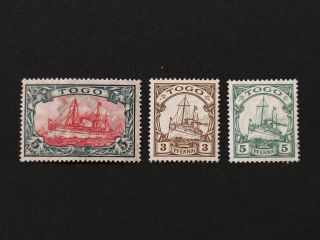 GERMAN COLONIES Stamps - TOGO MLH 1909 - 1919 Watermarked 2