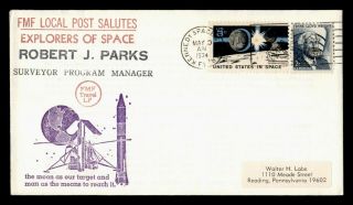 Dr Who 1974 Kennedy Space Center Fl Fmf Local Post Space Explorer Parks E68045