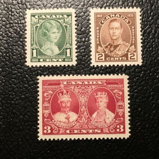 Vf Mnh Sc 211 - 213 - Kgv Silver Jubilee Issue