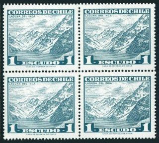 Chile 329a Block/4,  Mnh.  Michel 678.  Inca Lake,  1967.