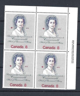Canada Royal Visit Plate Blocks Scott 620ii Vf Nh (bs13289)