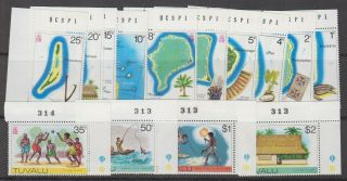 Tuvalu 1976 Sg58 - 68 Islands Thematic Set To $2 Mnh
