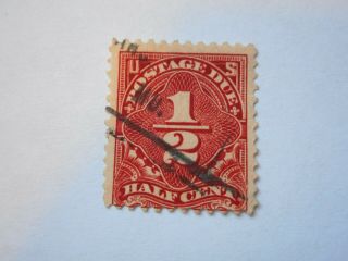 1925 Us Stamp Postage Due 1/2 Cent Scott J68