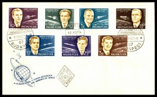 Mayfairstamps Hungary 1962 Astronauts Space First Day Cover Wwb80699