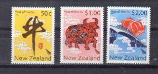 Zealand 2009 Year Of The Ox Set Um