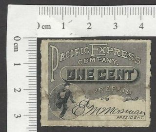 Usa Local Post Stamp Pacific Express Company