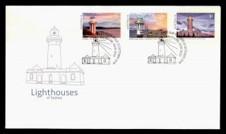 Dr Who 2018 Australia Lighthouses Fdc Pictorial Cancel C135681
