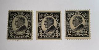 Travelstamps: 1923 Us Stamps Scott 610,  2cents,  Harding,  Gum