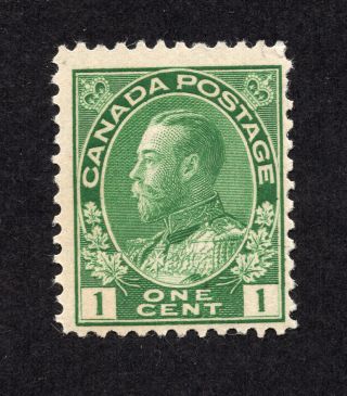 Canada 104 1 Cent Dark Green King George V Admiral Issue Mnh