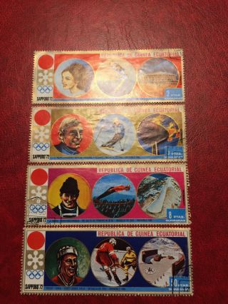 Equatorial Guinea Stamps 1972 Winter Olympic Games,  Sapporo - Japan