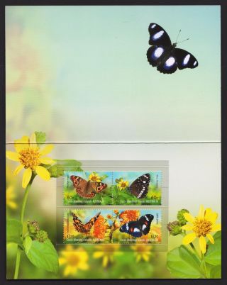 Cocos (keeling) Islands 2012 Butterflies Presentation Pack - Cat £14 - (160)