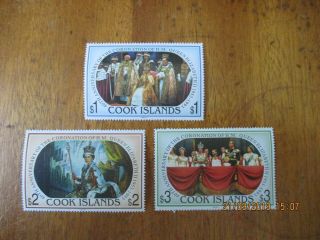 Cook Islands 40th Coronation Annivers Qeii (lot 200) Worldwide Postage