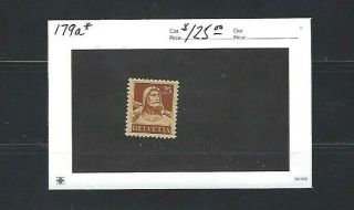 Switzerland - Sc 179a Great Stamp