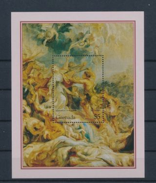 Lk89046 Grenada Peter Paul Rubens Paintings Good Sheet Mnh