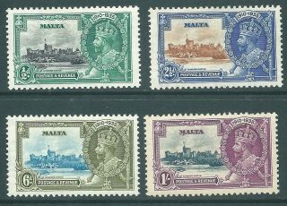 Malta 1935 George V Silver Jubilee Set