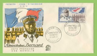 French Somalia 1960 Administrator,  Bernard First Day Cover