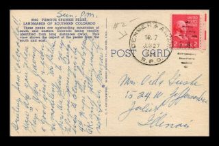 Dr Jim Stamps Us Denver And Amar Rpo Railroad Post Office Postcard