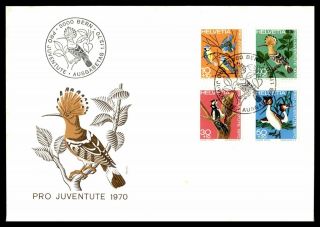 Mayfairstamps Switzerland 1970 Pro Juventute Birds Combo Fdc First Day Cover Wwb
