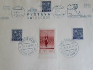 Stamps Czechoslovakia 1938,  Special Sheets 3