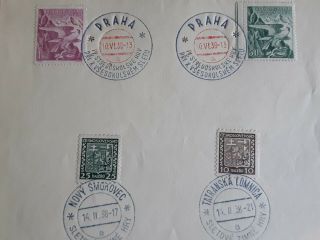Stamps Czechoslovakia 1938,  Special Sheets 4