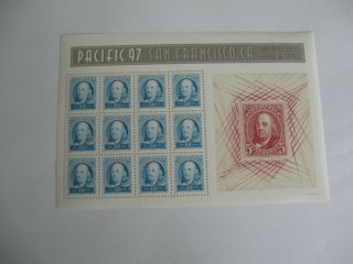 Usa Stamp Sheet Of Pacific 97 San Francisco,  Ca In 1997